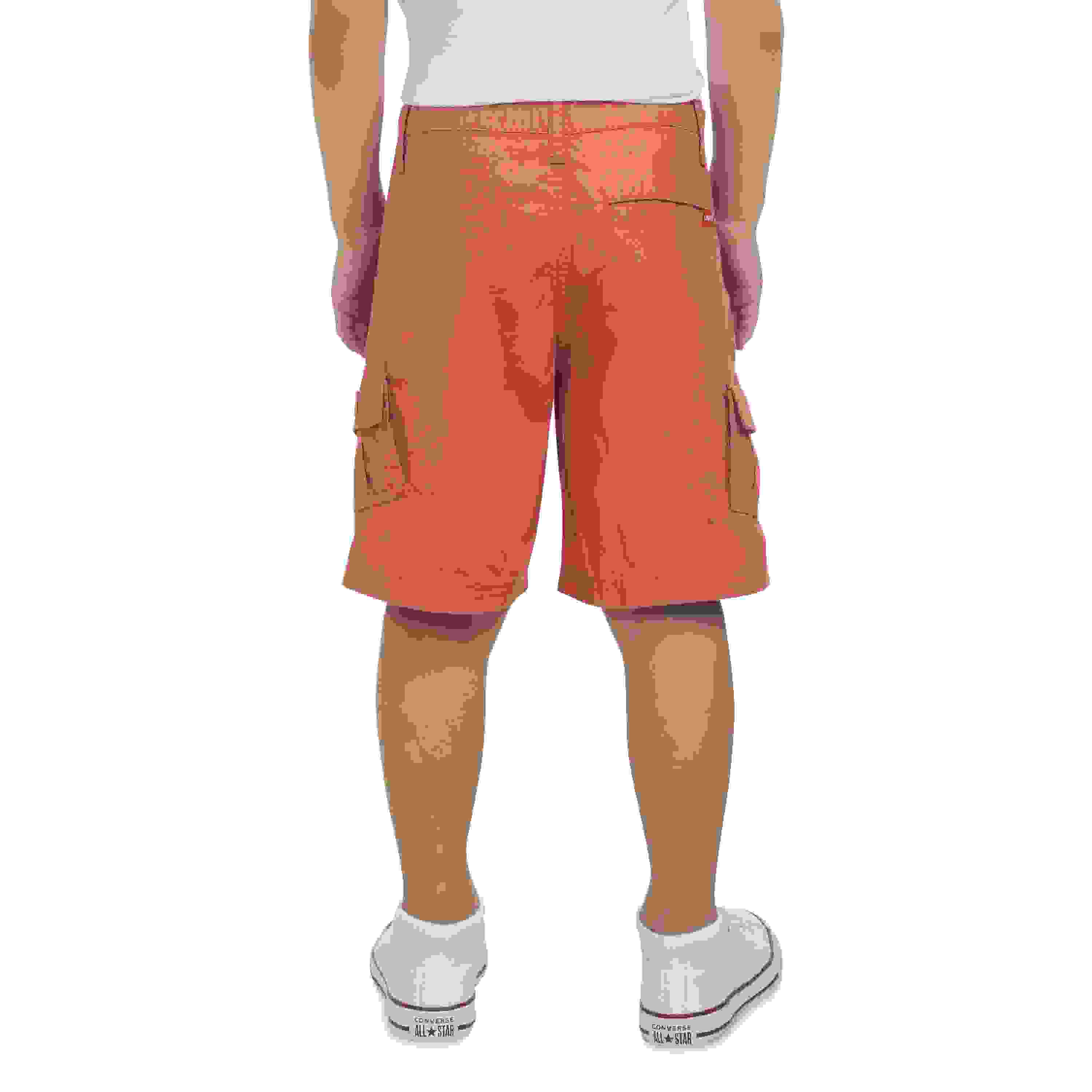 Levi's Red Tab Relaxed Little Boys' Red Cargo Shorts